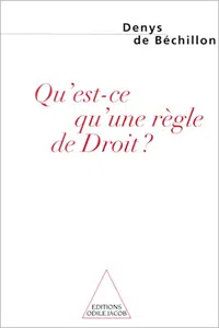 Qu'est-ce qu'une règle de Droit ?_cover