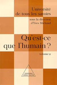 Qu'est-ce que l'humain ?_cover