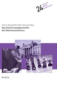 Sprachliche Sozialgeschichte des Nationalsozialismus_cover