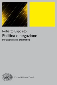 Politica e negazione_cover