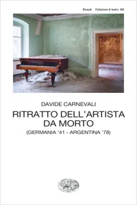 Ritratto dell'artista da morto_cover