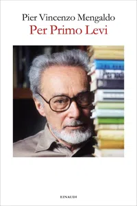 Per Primo Levi_cover