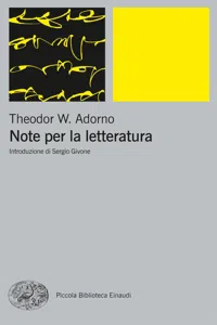 Note per la letteratura_cover