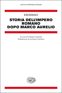 Storia dell'impero romano dopo Marco Aurelio_cover