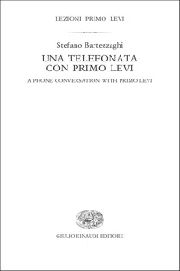 Una telefonata con Primo Levi_cover