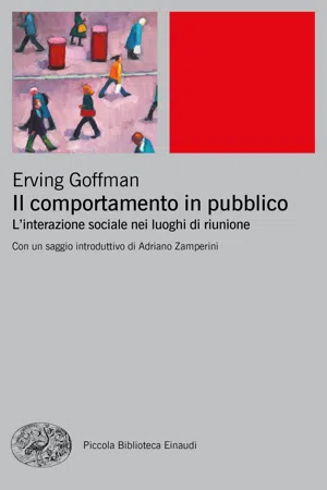 Il comportamento in pubblico