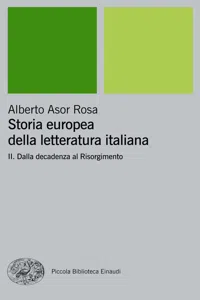 Storia europea della letteratura italiana II_cover