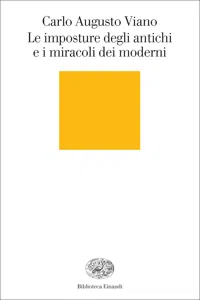 Le imposture degli antichi e i miracoli dei moderni_cover