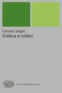 Critica e critici_cover