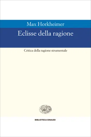 Eclisse della ragione