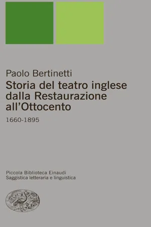 Storia del teatro inglese dalla Restaurazione all'Ottocento