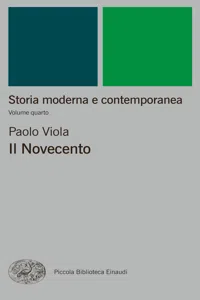 Storia moderna e contemporanea. IV. Il Novecento_cover