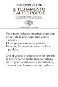 Il testamento e altre poesie_cover