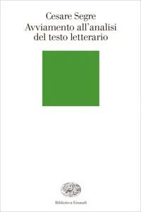 Avviamento all'analisi del testo letterario_cover