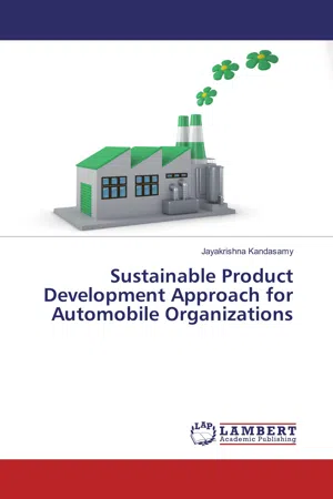 Sustainable Product Development Approach for Automobile Organizations