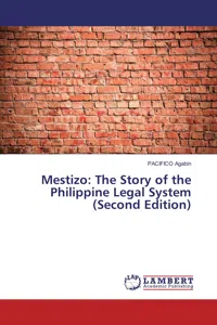 Mestizo: The Story of the Philippine Legal System_cover