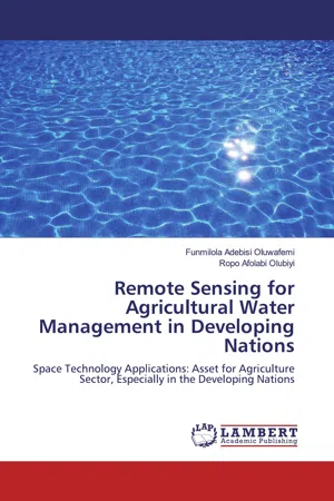 Remote Sensing for Agricultural Water Management in Developing Nations