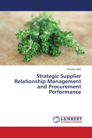 Strategic Supplier Relationship Management and Procurement Performance