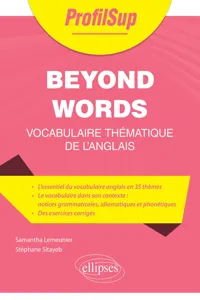 Beyond Words - Vocabulaire thématique de l'anglais_cover