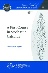 A First Course in Stochastic Calculus_cover