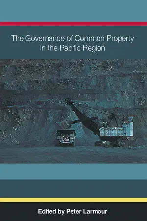 The Governance of Common Property in the Pacific Region