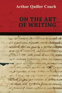 On the Art of Writing_cover