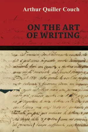 On the Art of Writing