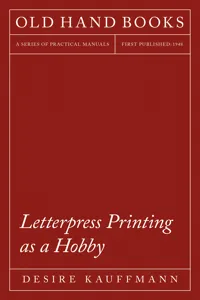Letterpress Printing as a Hobby_cover