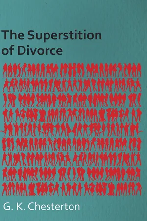 The Superstition of Divorce