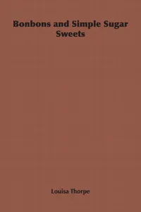Bonbons and Simple Sugar Sweets_cover