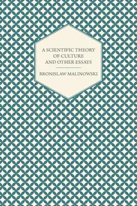 A Scientific Theory of Culture and Other Essays_cover