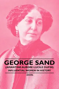 George Sand - Influential Women in History_cover