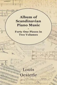 Album Of Scandinavian Piano Music - Forty One Pieces In Two Volumes_cover