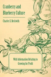 Cranberry and Blueberry Culture - With Information Relating to Growing for Profit_cover