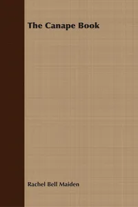 The Canape Book_cover