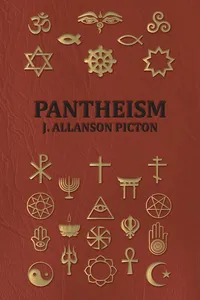 Pantheism - Its Story and Significance_cover