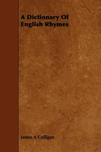 A Dictionary of English Rhymes_cover