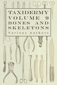 Taxidermy Vol. 9 Bones and Skeletons - The Collection, Preparation and Mounting of Bones_cover