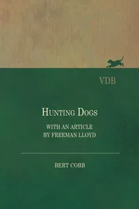 Hunting Dogs - With an Article by Freeman Lloyd_cover