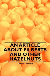 An Article about Filberts and Other Hazelnuts_cover