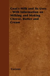 Goat's Milk and Its Uses_cover
