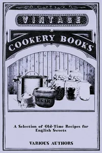 A Selection of Old-Time Recipes for English Sweets_cover