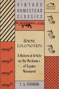 Horse Locomotion - A Historical Article on the Mechanics of Equine Movement_cover