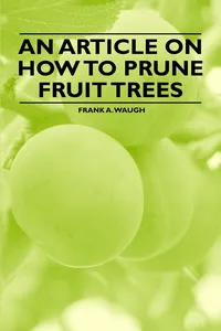 An Article on How to Prune Fruit Trees_cover