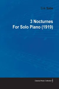 3 Nocturnes by Erik Satie for Solo Piano_cover