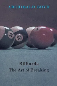 Billiards: The Art Of Breaking_cover