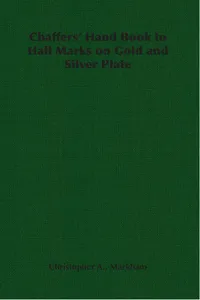 Chaffers' Hand Book to Hall Marks on Gold and Silver Plate_cover