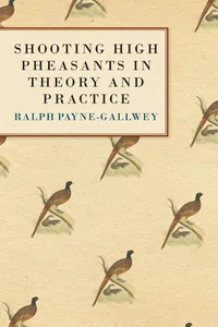 Shooting High Pheasants in Theory and Practice_cover