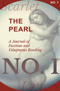 The Pearl - A Journal of Facetiae and Voluptuous Reading - No. 1_cover