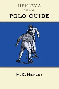 Henley's Official Polo Guide - Playing Rules of Western Polo Leagues_cover